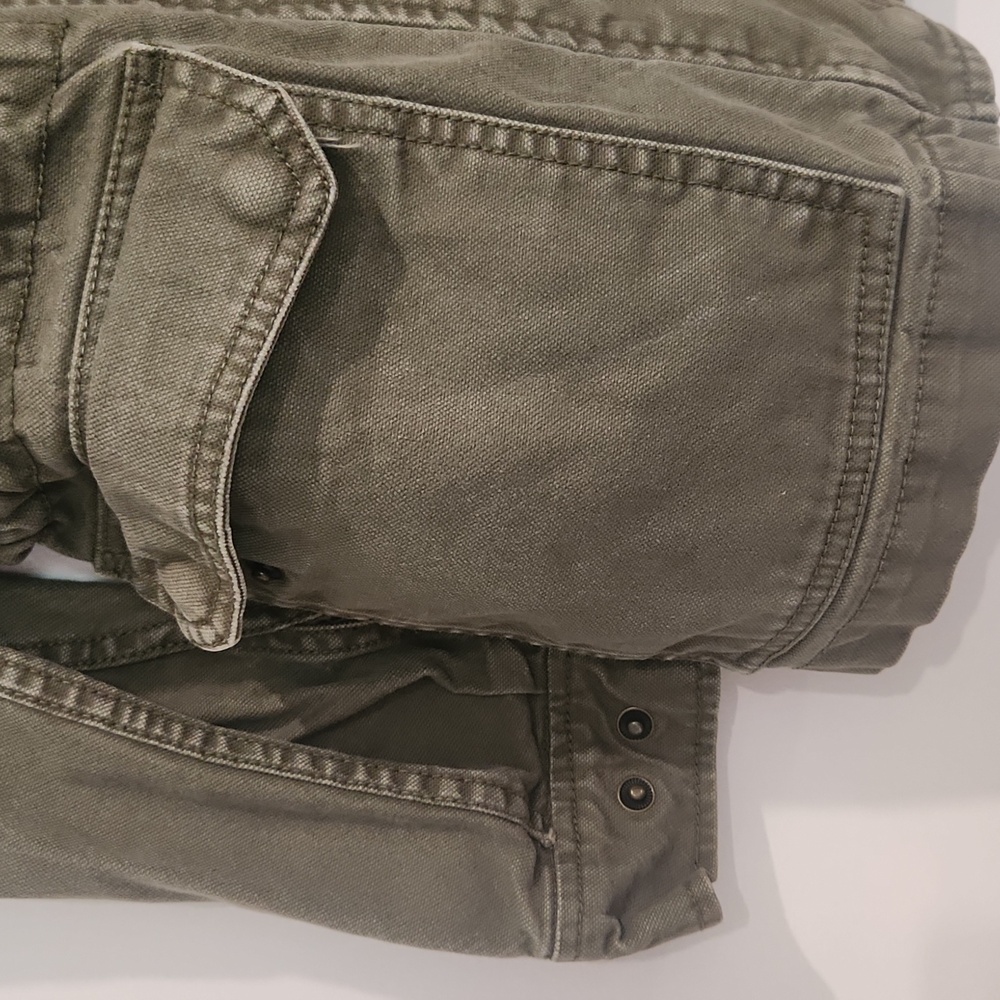 Madewell Khaki Utility Military Dispatch Cargo Green Jacket Size XXS - Picture 12 of 16